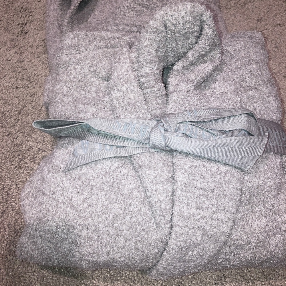 Barefoot Dreams CozyChic Cali Cardi HE Oyster/dove Gray Size 1x